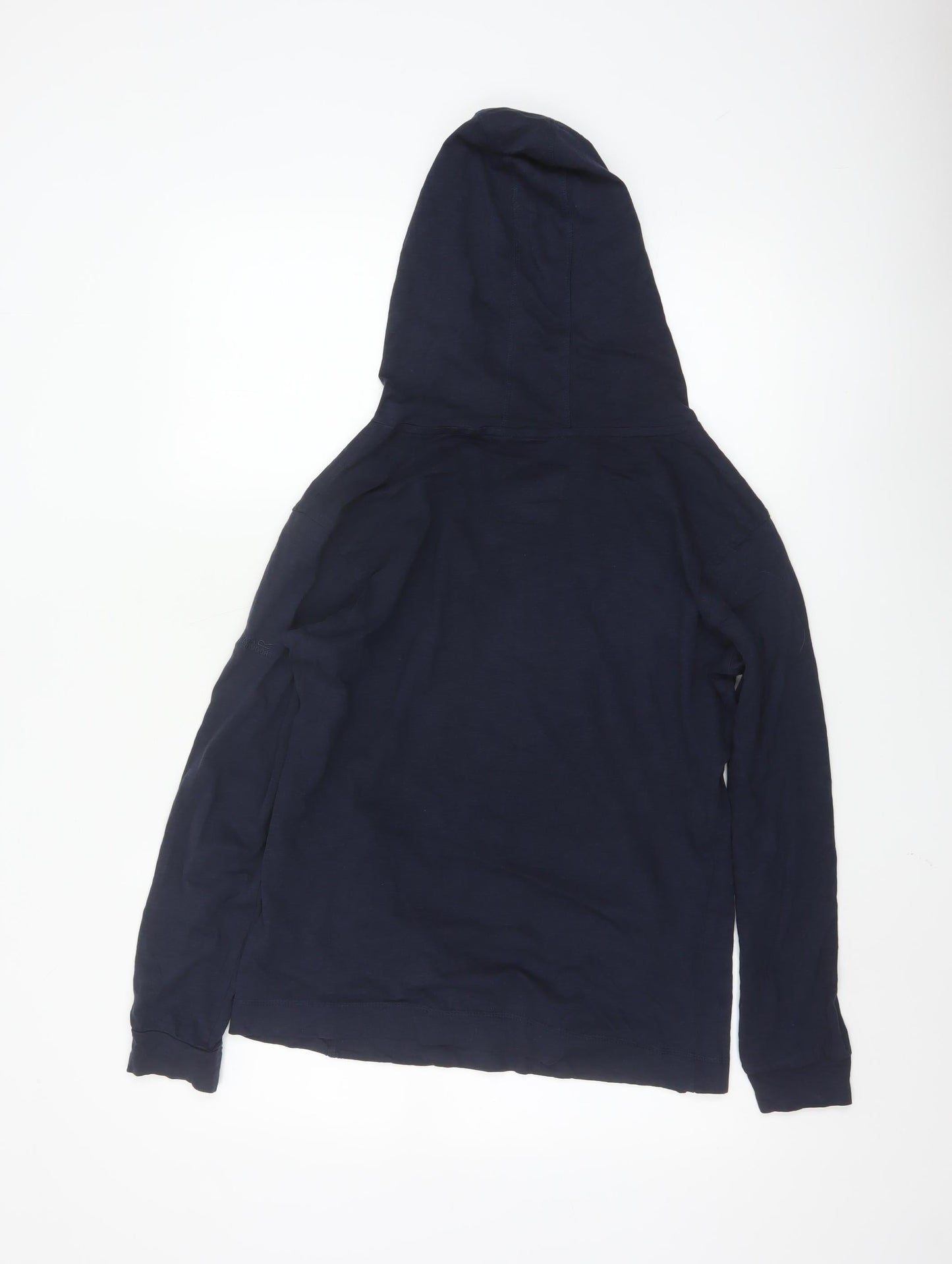 Regatta Women’s Navy Pullover Hoodie UK 12 Cotton Casual Outdoor Sweatshirt