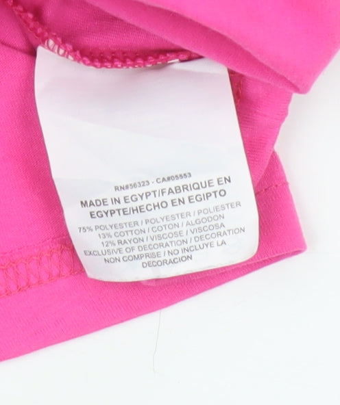 Nike Women’s Pink Dri-FIT T-Shirt Small Short Sleeve Active Top