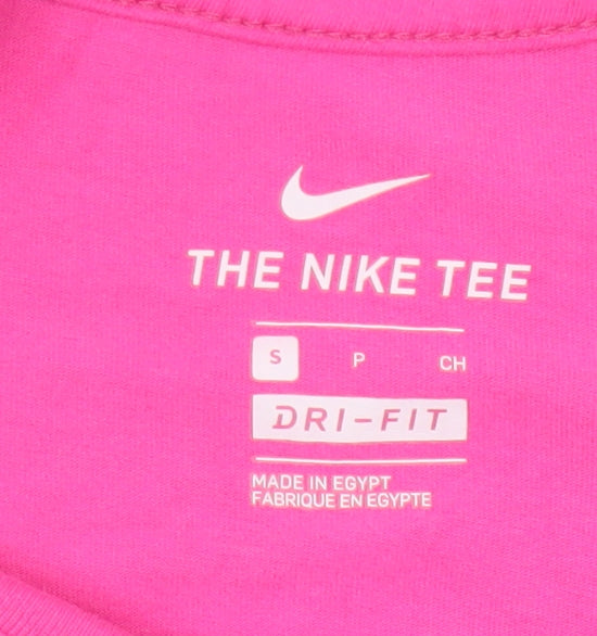 Nike Women’s Pink Dri-FIT T-Shirt Small Short Sleeve Active Top