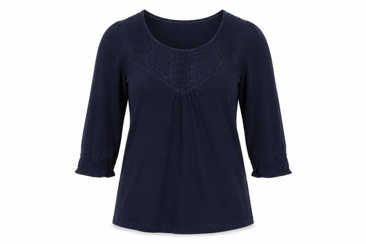 FatFace Women's Blue Cotton Tunic Blouse Size 8