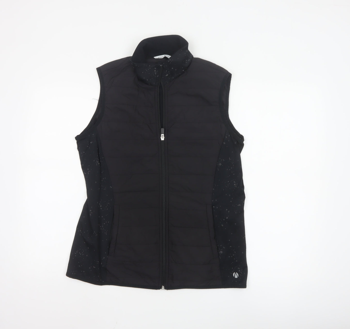 Marks and Spencer Womens Black Size 14 Quilted Bodywarmer