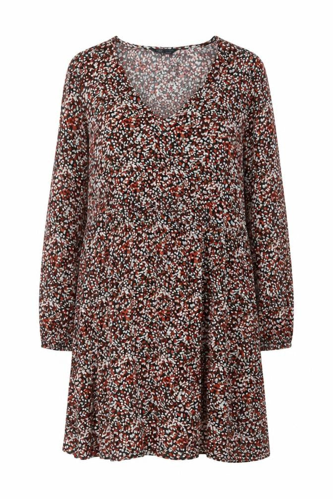 Marks & Spencer Women Multicoloured Viscose A-Line Dress Size 14