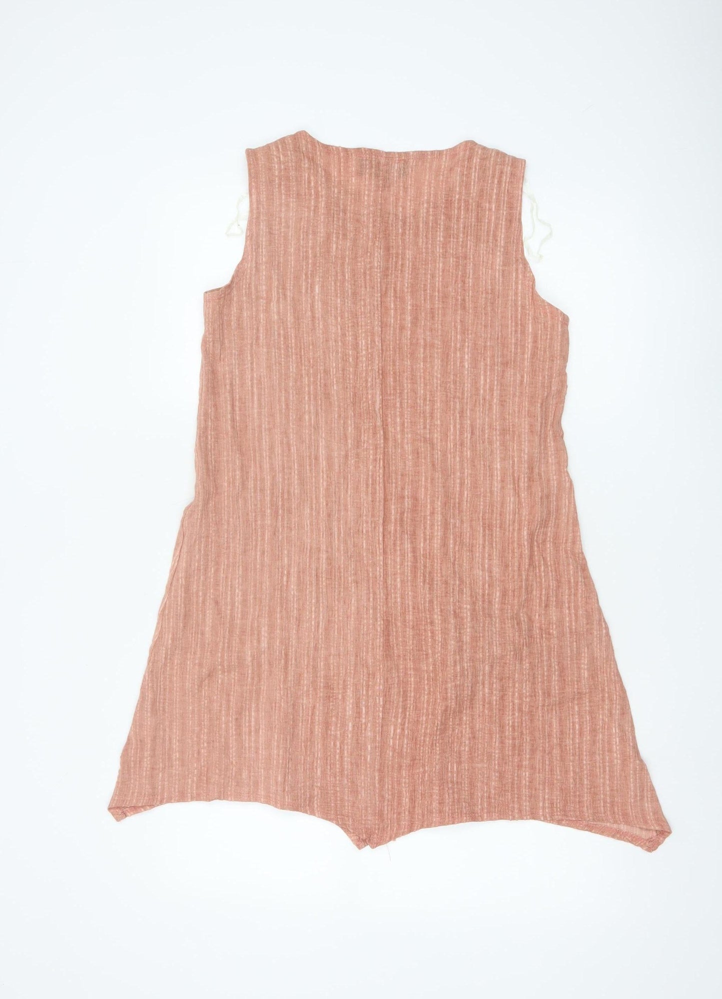 Saloos Women Brown Sleeveless A-Line Dress UK 12