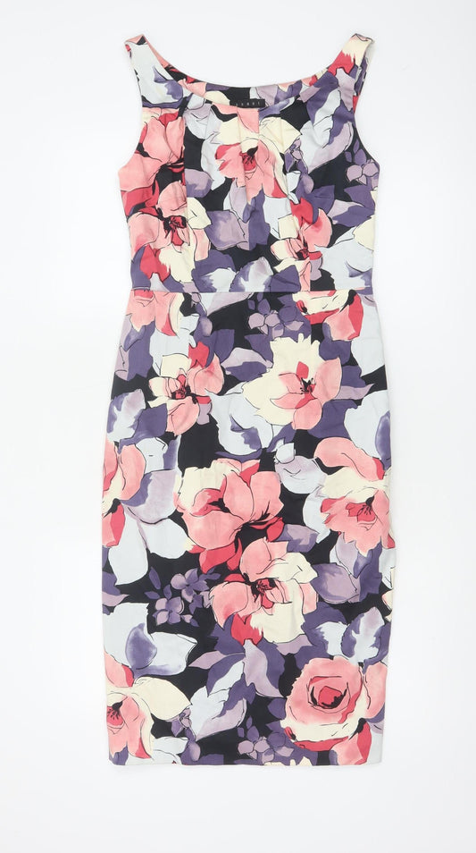 Coast Women’s Multicoloured Floral Sheath Dress Size 10
