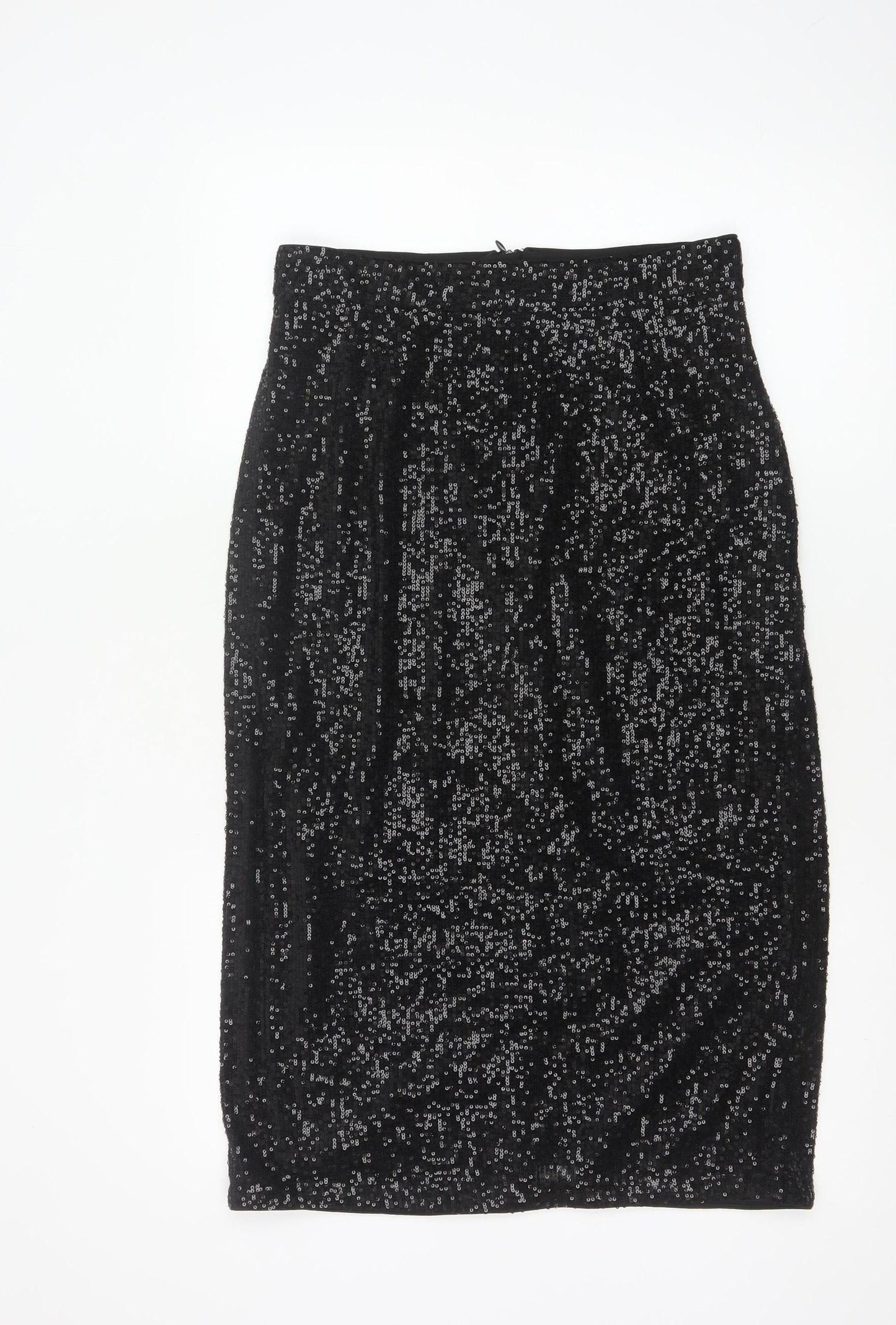 Marks and Spencer Women’s Black Sequin Pencil Skirt Size 10