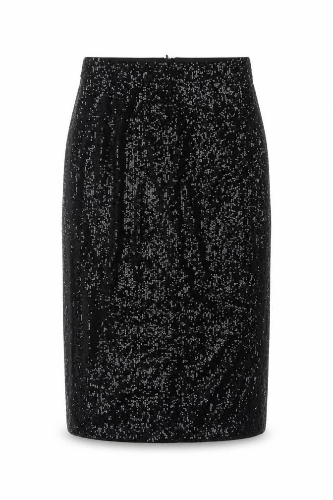 Marks & Spencer Women’s Black Sequin Pencil Skirt Size 10
