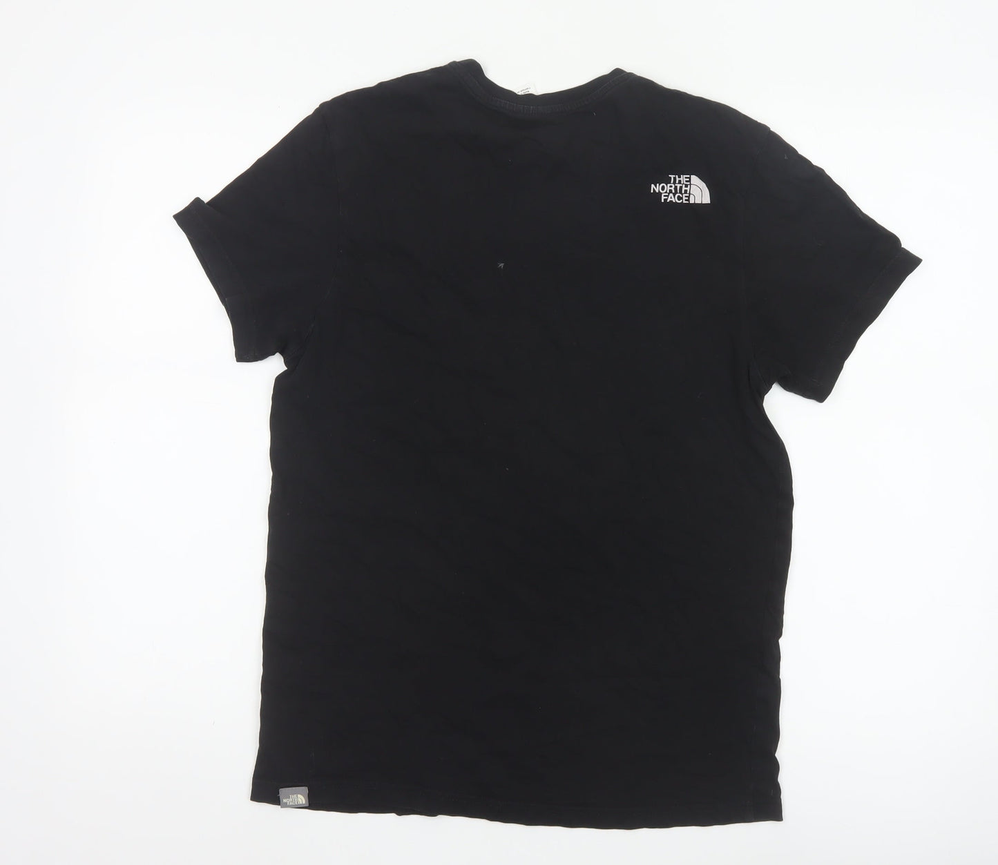 The North Face Men's Black Cotton Crew Neck T-Shirt Size S