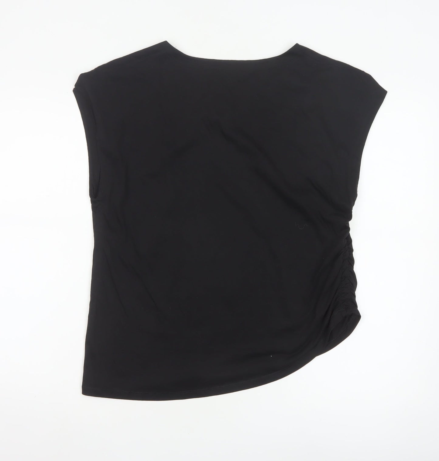 Puma Women's Black Sleeveless Stretch T-Shirt Medium