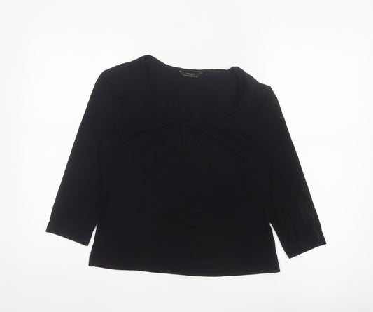Prewornwholesale purple cropped slim fit active T-shirt with short sleeves and a high neckline.