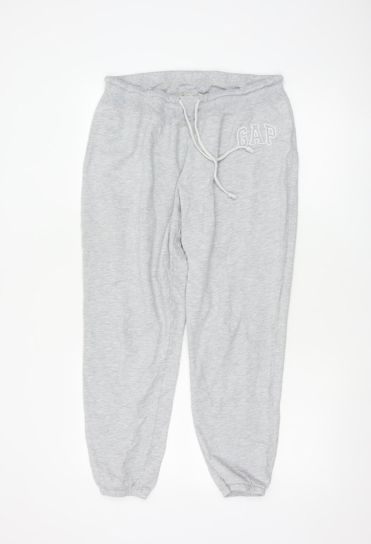 GAP Womens Grey Fleece Sweatpants L Comfortable Casual Joggers