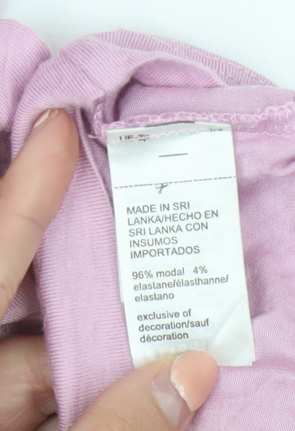 Calvin Klein Women's Pink Jersey Sleeveless Nightshirt S