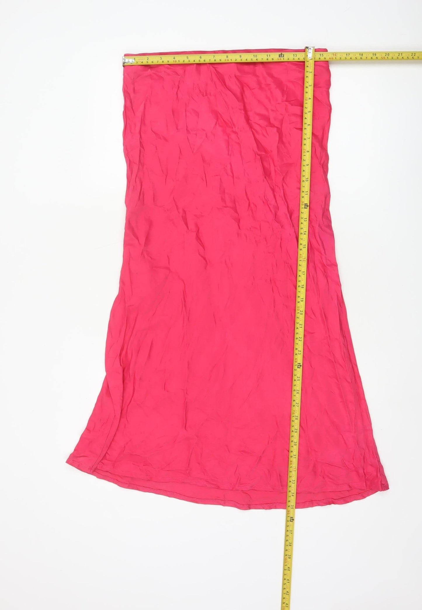 Nobody's Child Womens Pink A-Line Midi Skirt Size 14
