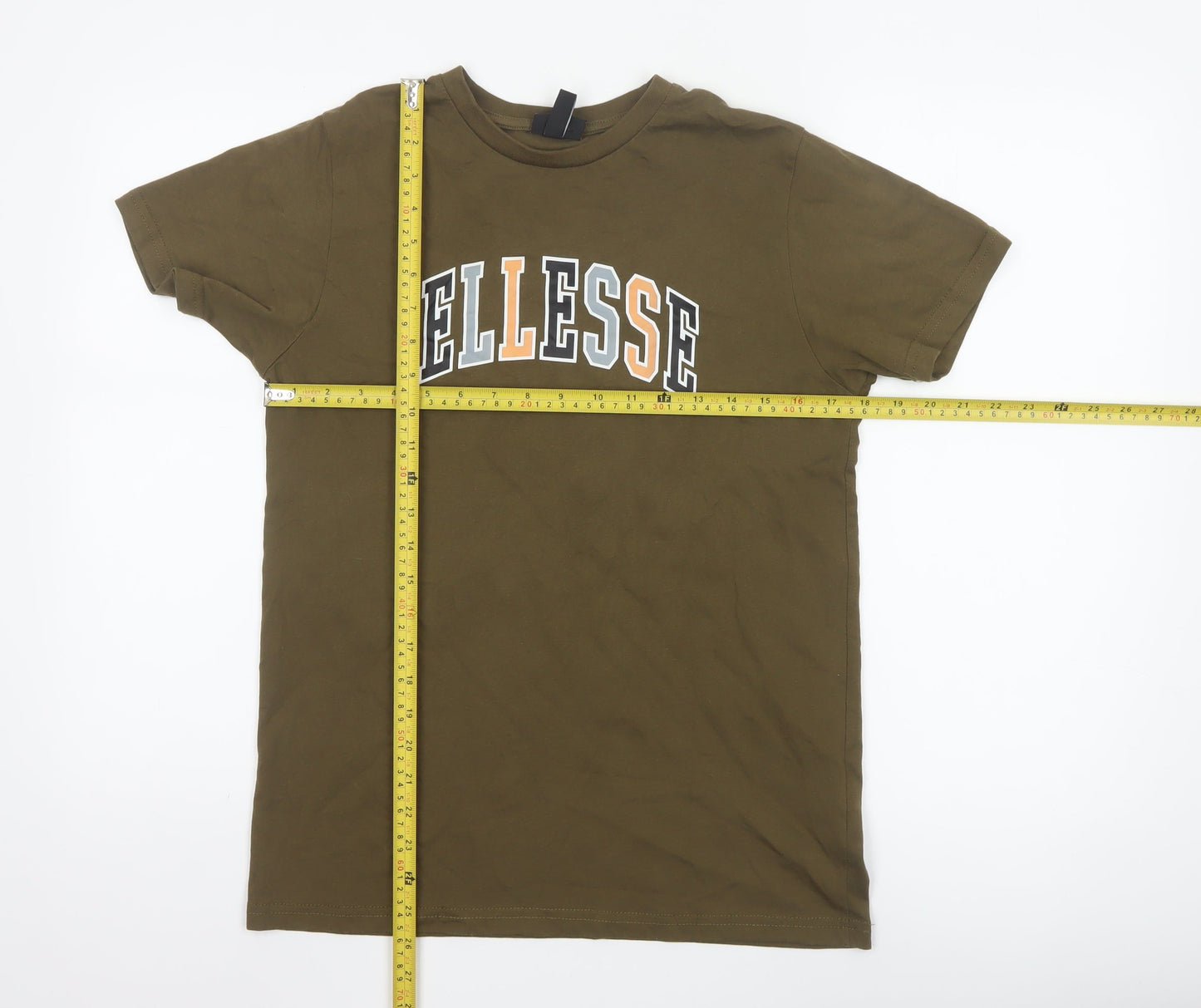 Ellesse Boys Brown Logo Short Sleeve T-Shirt 13-14 Years