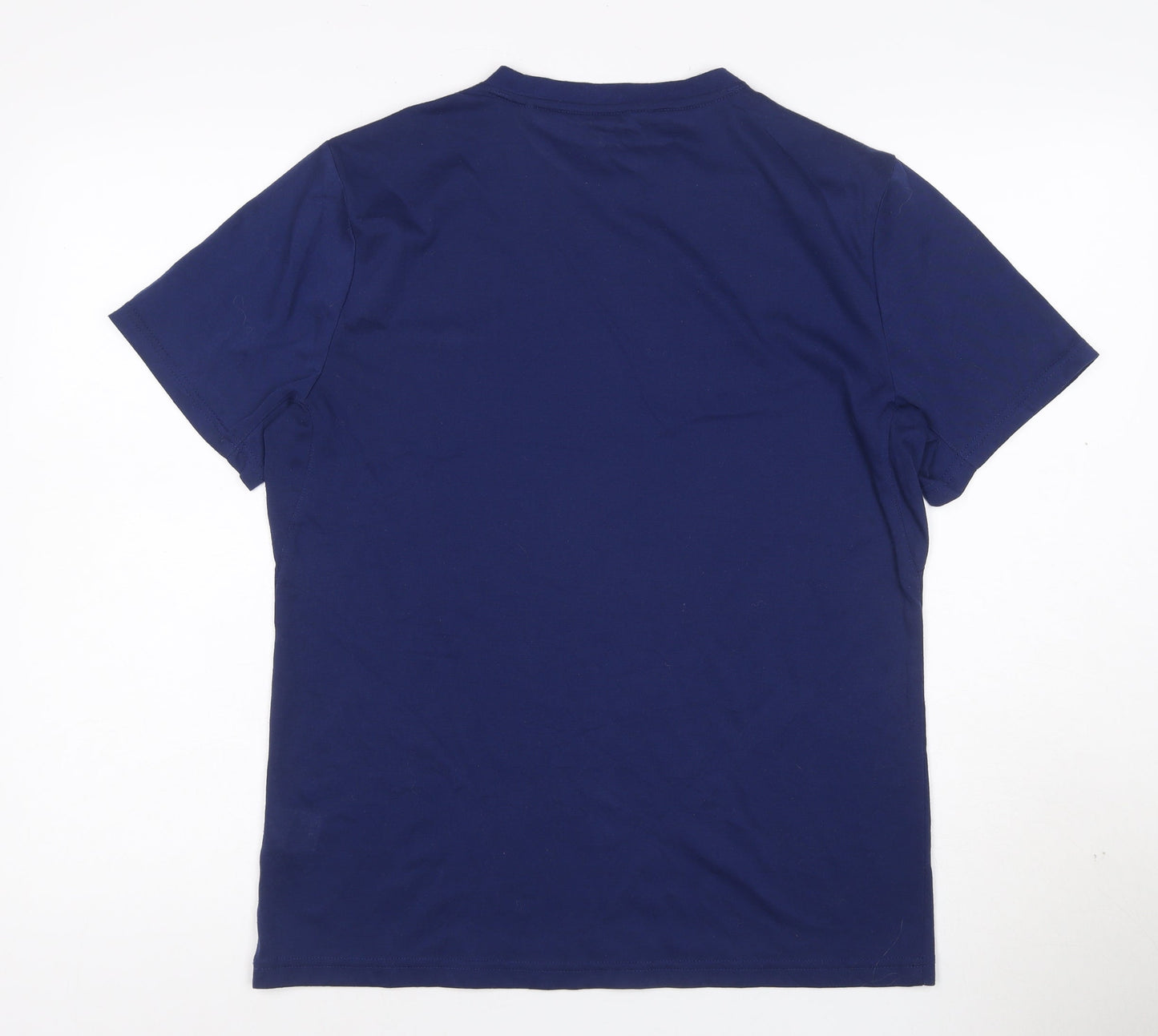 Calvin Klein Golf Men's Navy Blue Polyester Crew Neck T-Shirt M