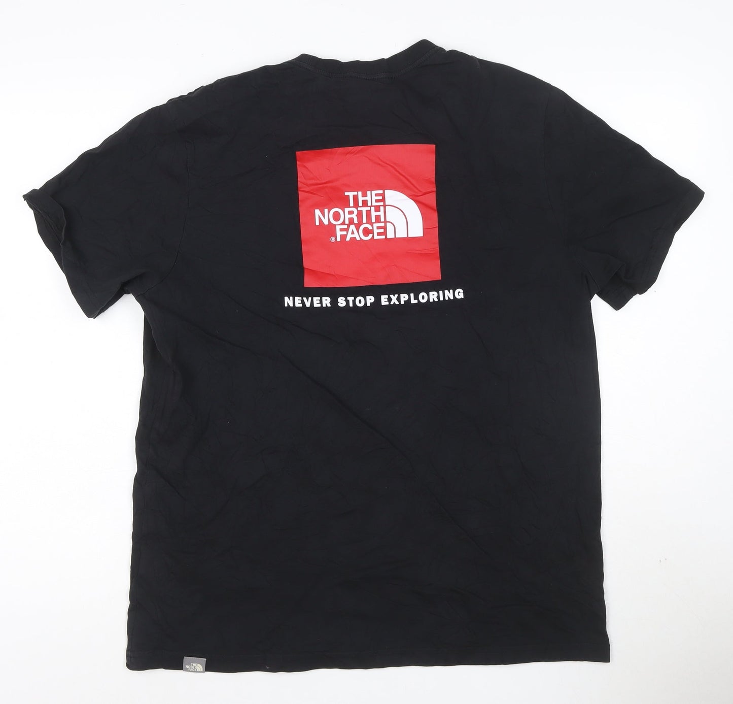 The North Face Men's Black Cotton Graphic Outdoor T-Shirt L