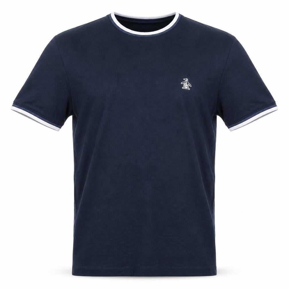 Original Penguin by Munsingwear Men's Navy Crew Neck Cotton T-Shirt Size M