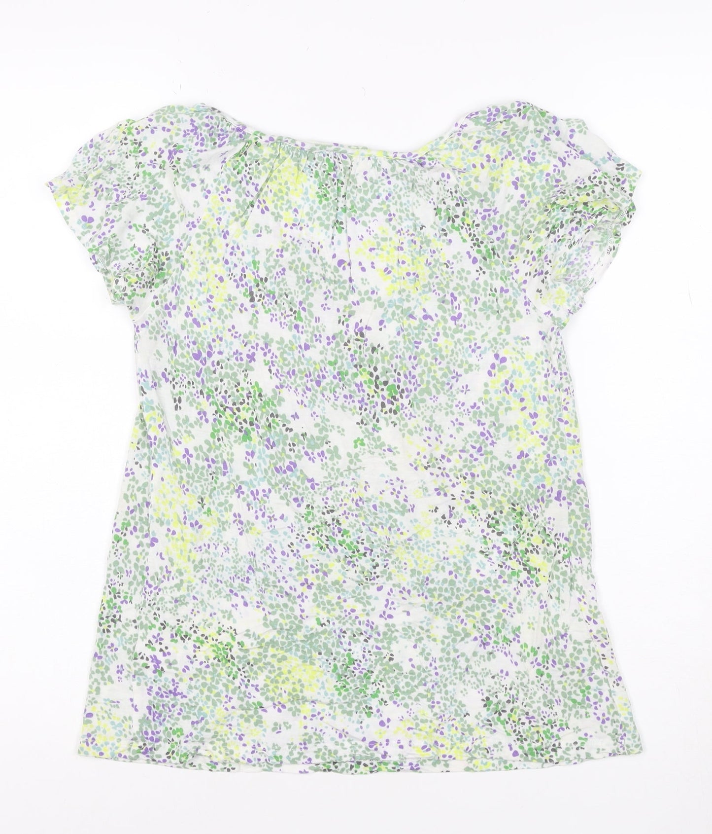 Monsoon Women’s Multicoloured Floral Modal Tunic Blouse Size 10