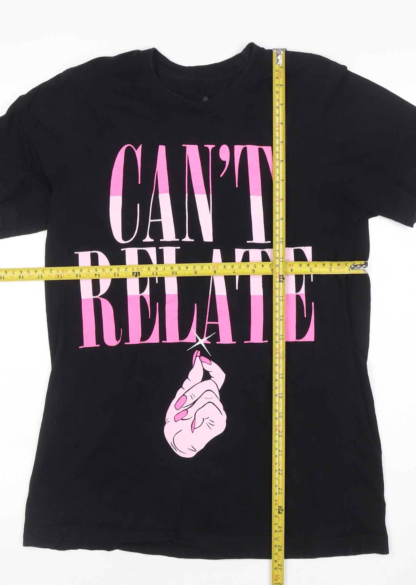 Jeffree Star Women's Black T-Shirt Medium Graphic Short Sleeve