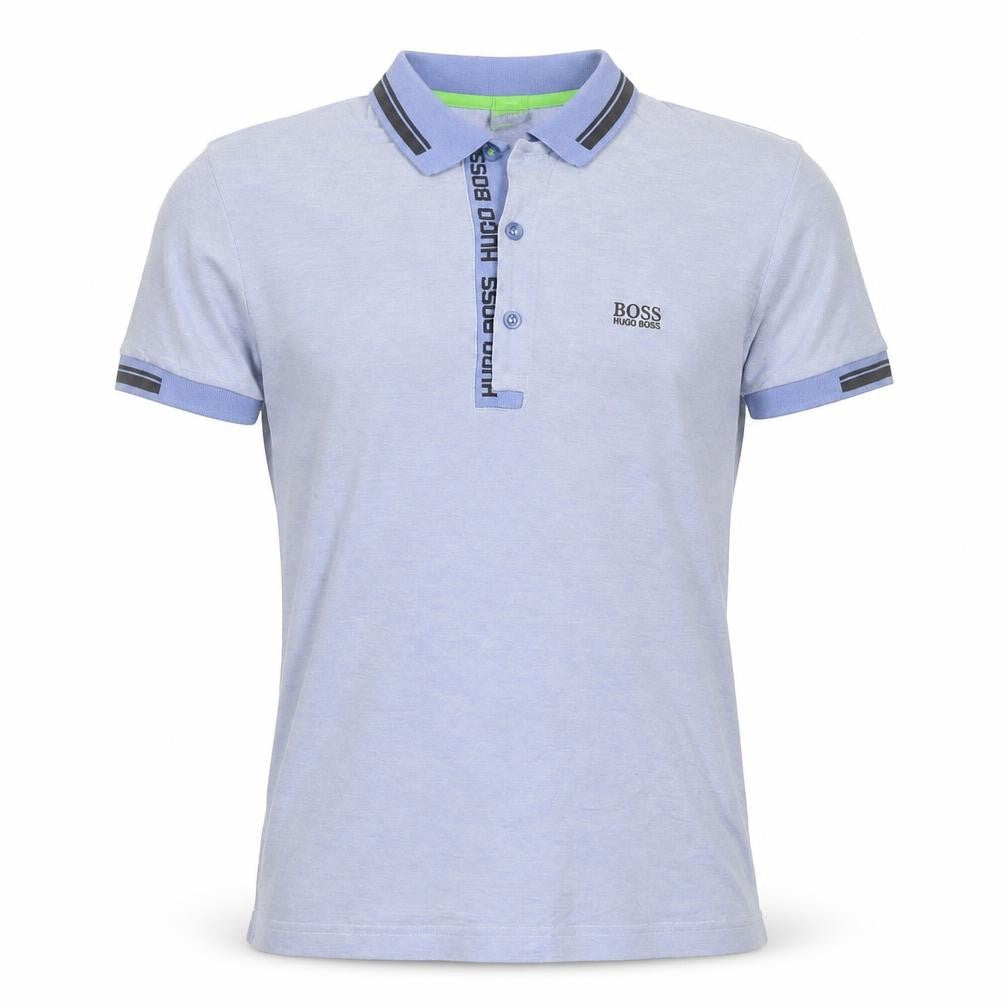 Hugo Boss Men's Blue Slim Fit Polo Shirt Size S Classic Style
