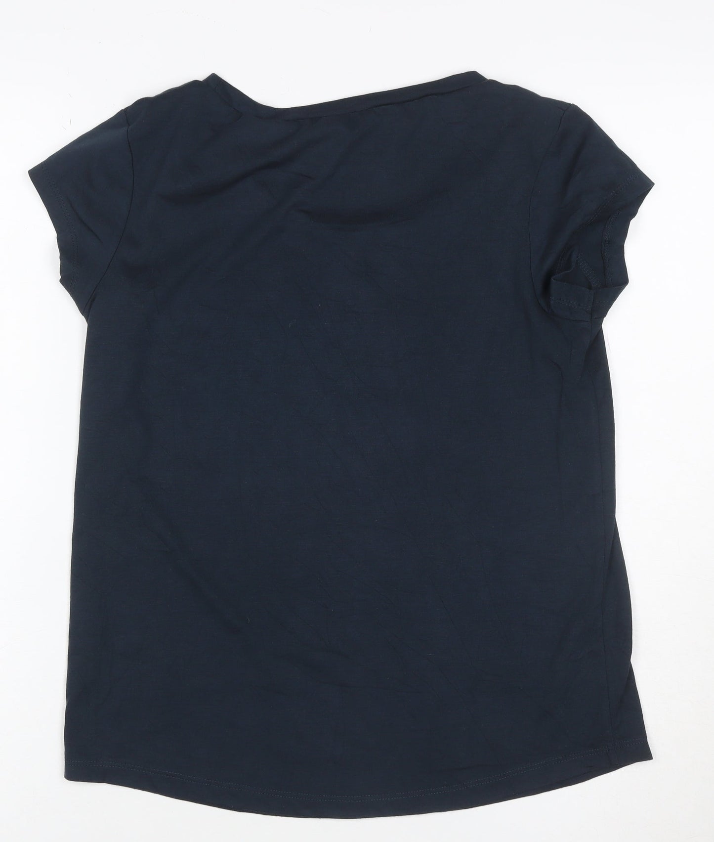 Hard Rock Cafe Women's Navy Small Graphic Short Sleeve T-Shirt