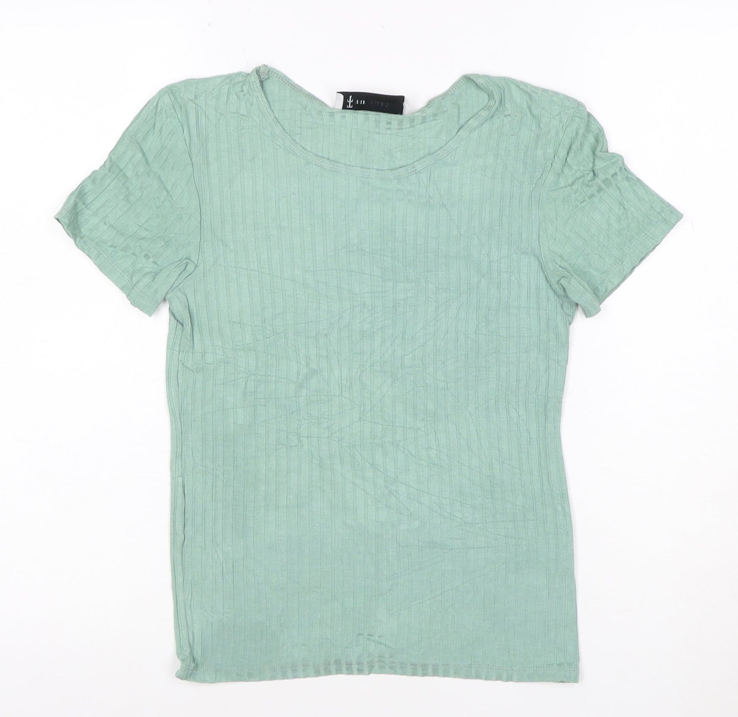 The Terry Women’s Green Short Sleeve Basic T-Shirt Size M