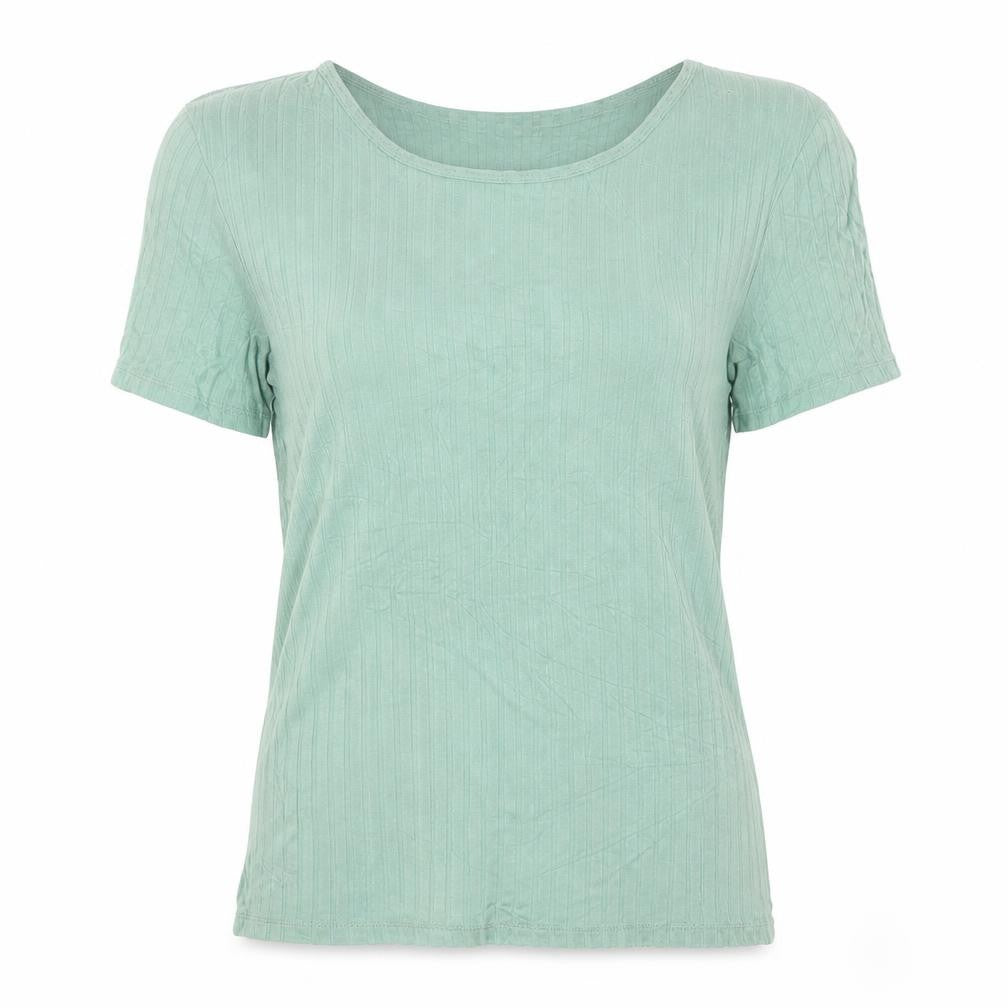 The Terry Women’s Green Short Sleeve Basic T-Shirt Size M
