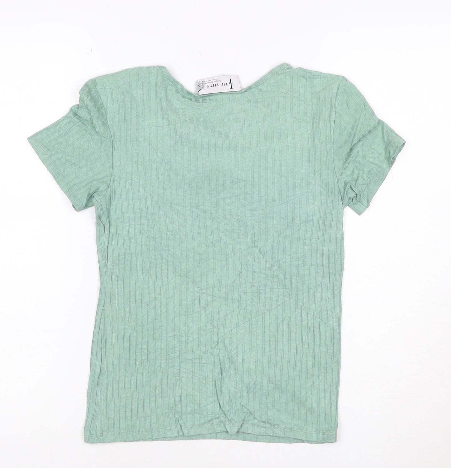The Terry Women’s Green Short Sleeve Basic T-Shirt Size M