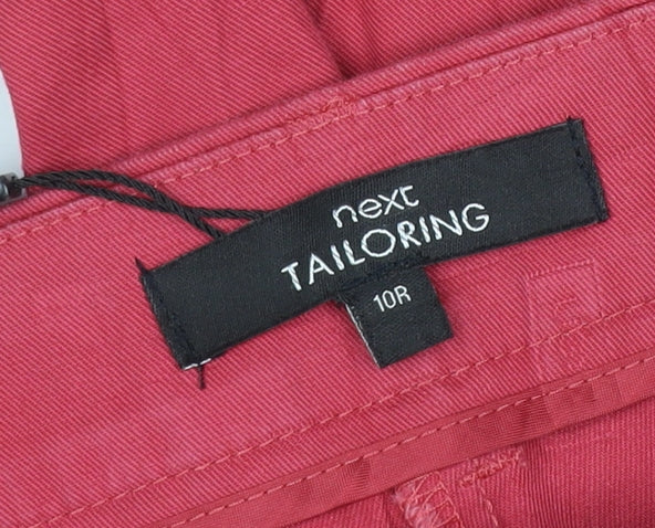 Next Women's Red Tailored Straight Jeans Size 10 Regular