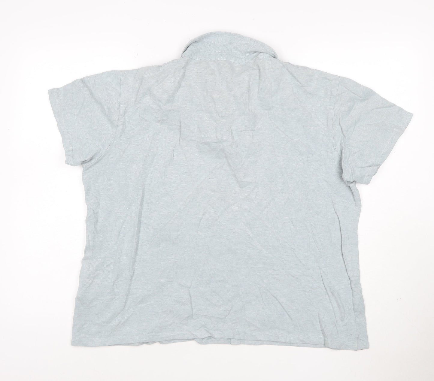 Regatta Men's Grey Cotton Short Sleeve Polo Shirt XL