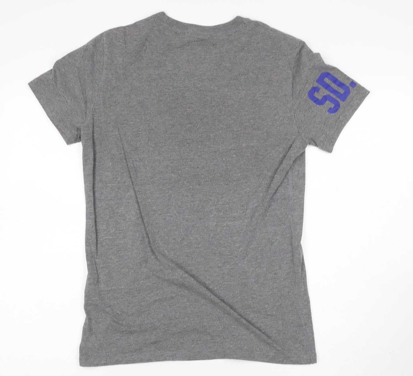 Superdry Men's Grey Short Sleeve Classic Fit Polo M