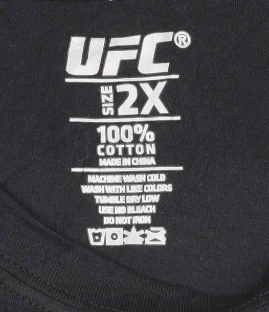 UFC Men’s Black 2XL Cotton Graphic T-Shirt Jan Błachowicz Polish Power