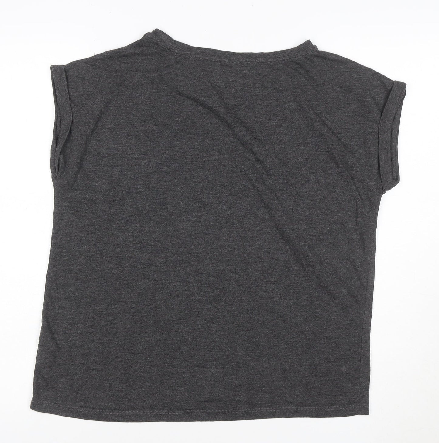 Mint Velvet Women's Grey Basic Jersey T-Shirt Size M