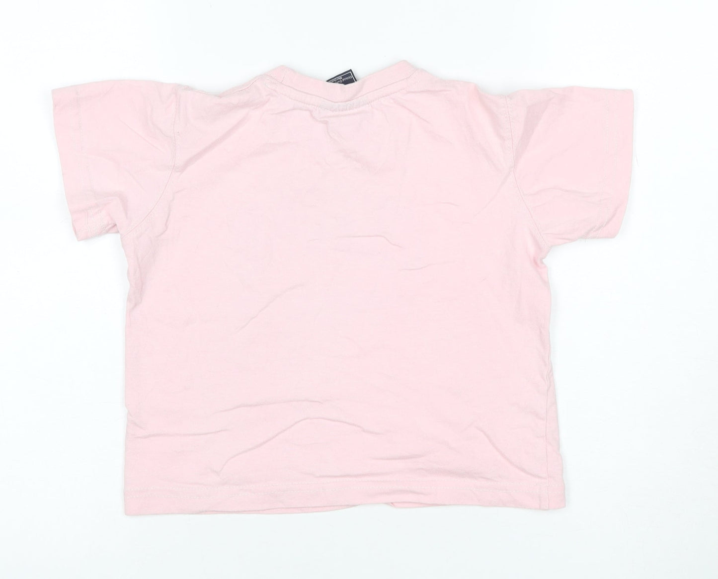 Oxford University Girls Pink T-Shirt 5-6 Years 100% Cotton Casual Tee