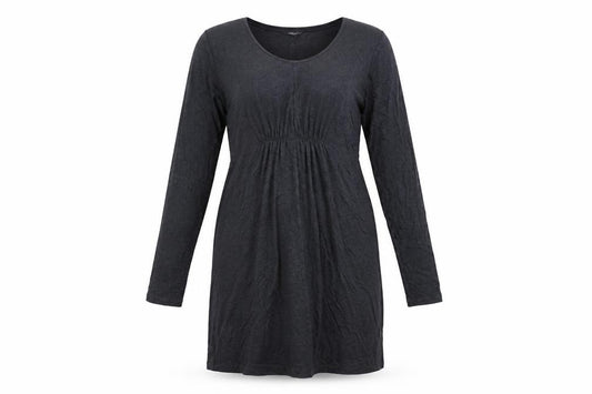 Laura Ashley Women’s Grey Long Sleeve Shift Dress Size 14