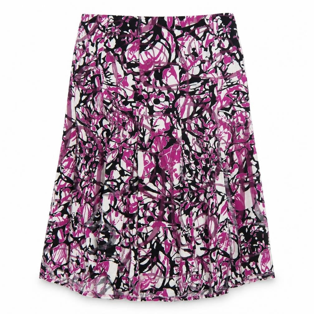 Marks & Spencer Women’s Multicoloured Floral A-Line Skirt Size 16