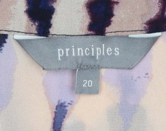 Principles Women’s Multicoloured Size 20 Tunic Blouse