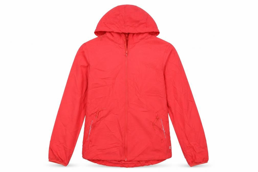 Marks & Spencer Women Red Size 12 Hooded Windbreaker Jacket