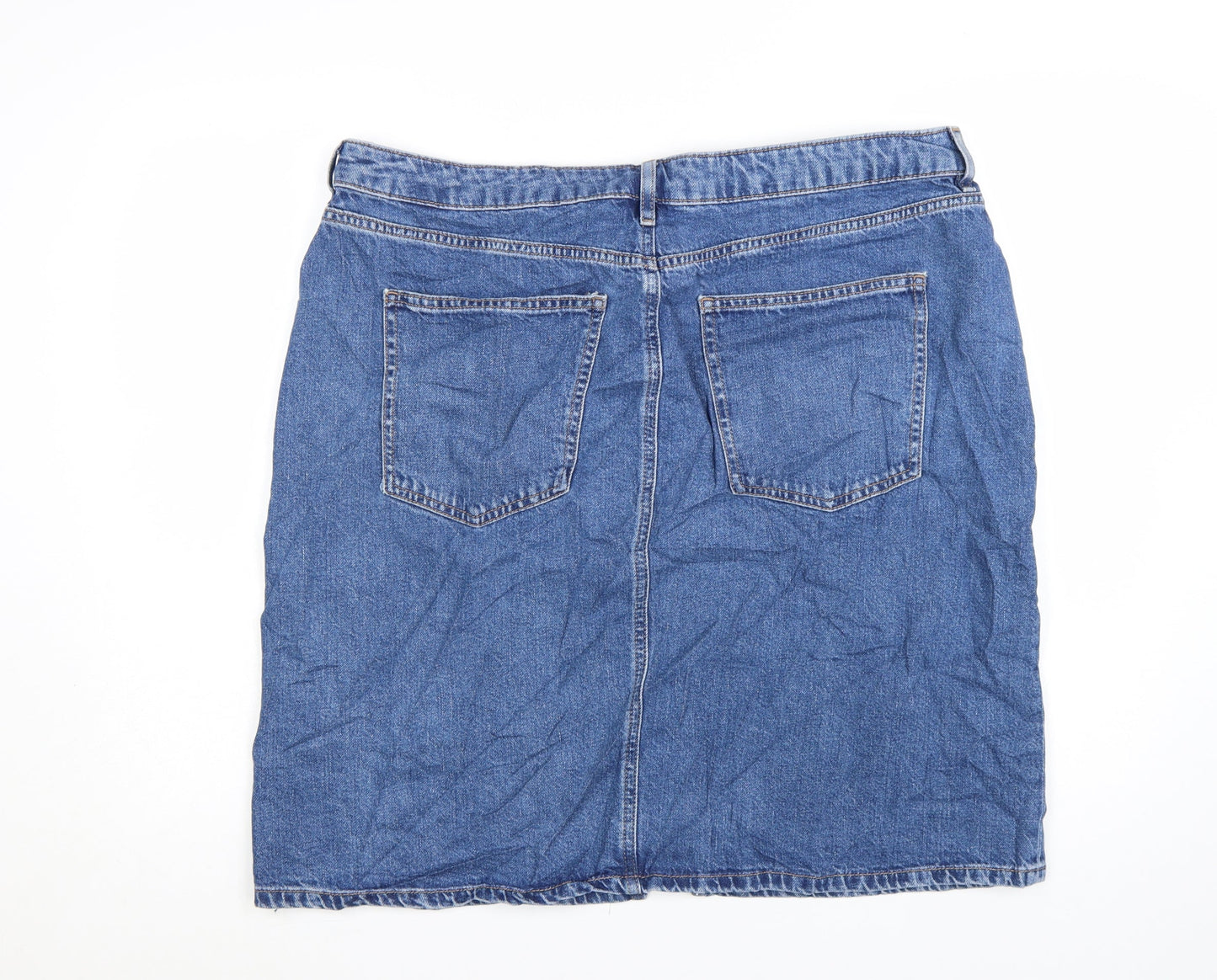 Marks and Spencer Women’s Blue Denim Pencil Skirt Size 20