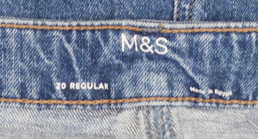 Marks and Spencer Women’s Blue Denim Pencil Skirt Size 20