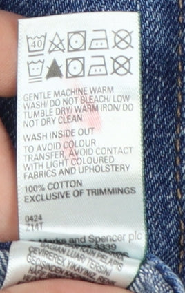 Marks and Spencer Women’s Blue Denim Pencil Skirt Size 20
