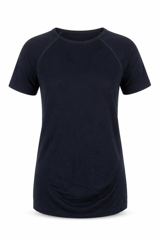 Myprotein Women's Black XS Maternity Seamless Short Sleeve T-Shirt