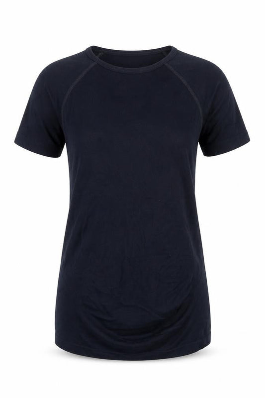 Myprotein Women's Black XS Maternity Seamless Short Sleeve T-Shirt