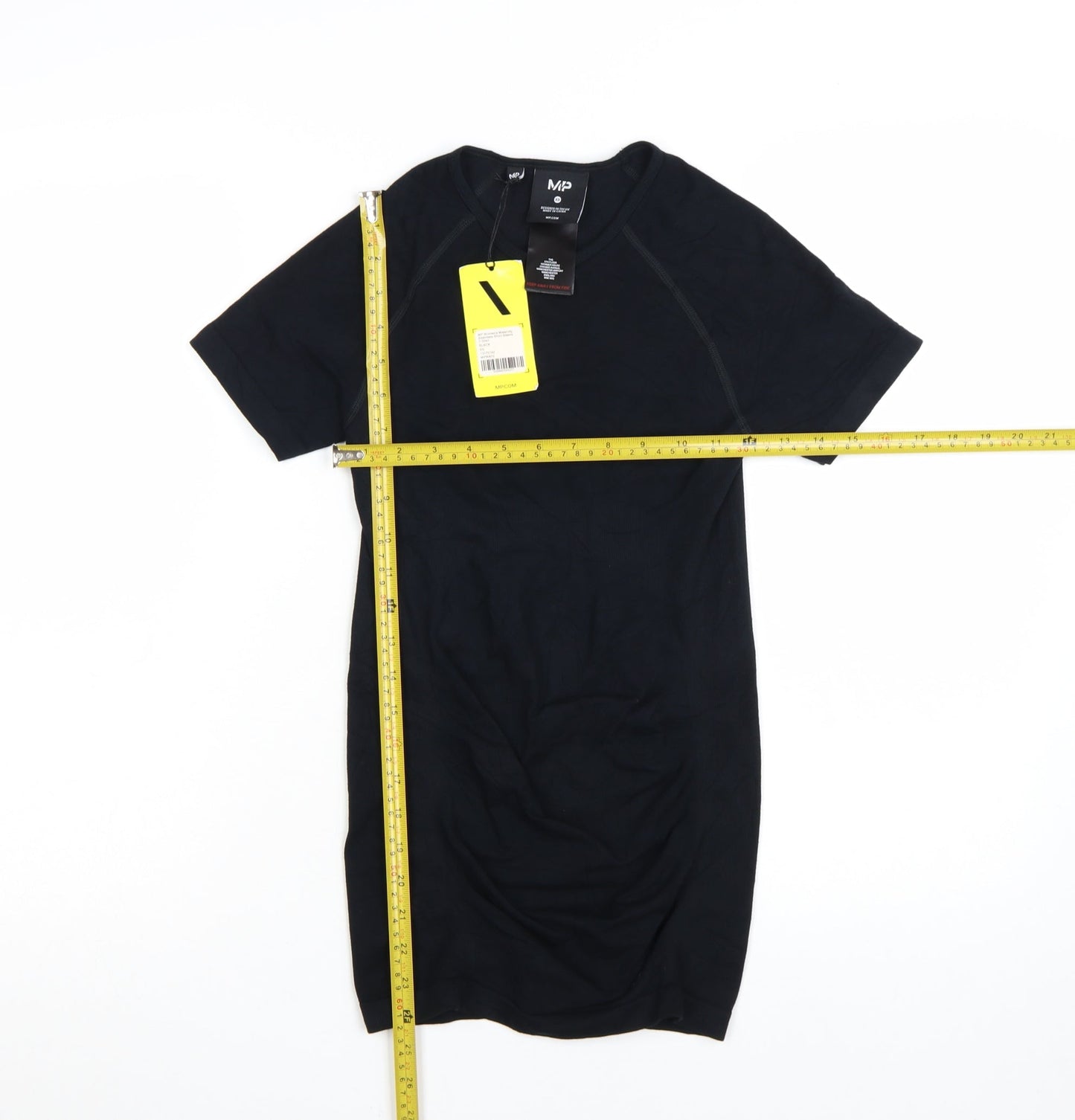 MP Women's Black XS Maternity Seamless Short Sleeve T-Shirt