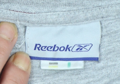 Reebok Men's Red Short Sleeve Cotton Crew Neck Sports T-Shirt Size S
