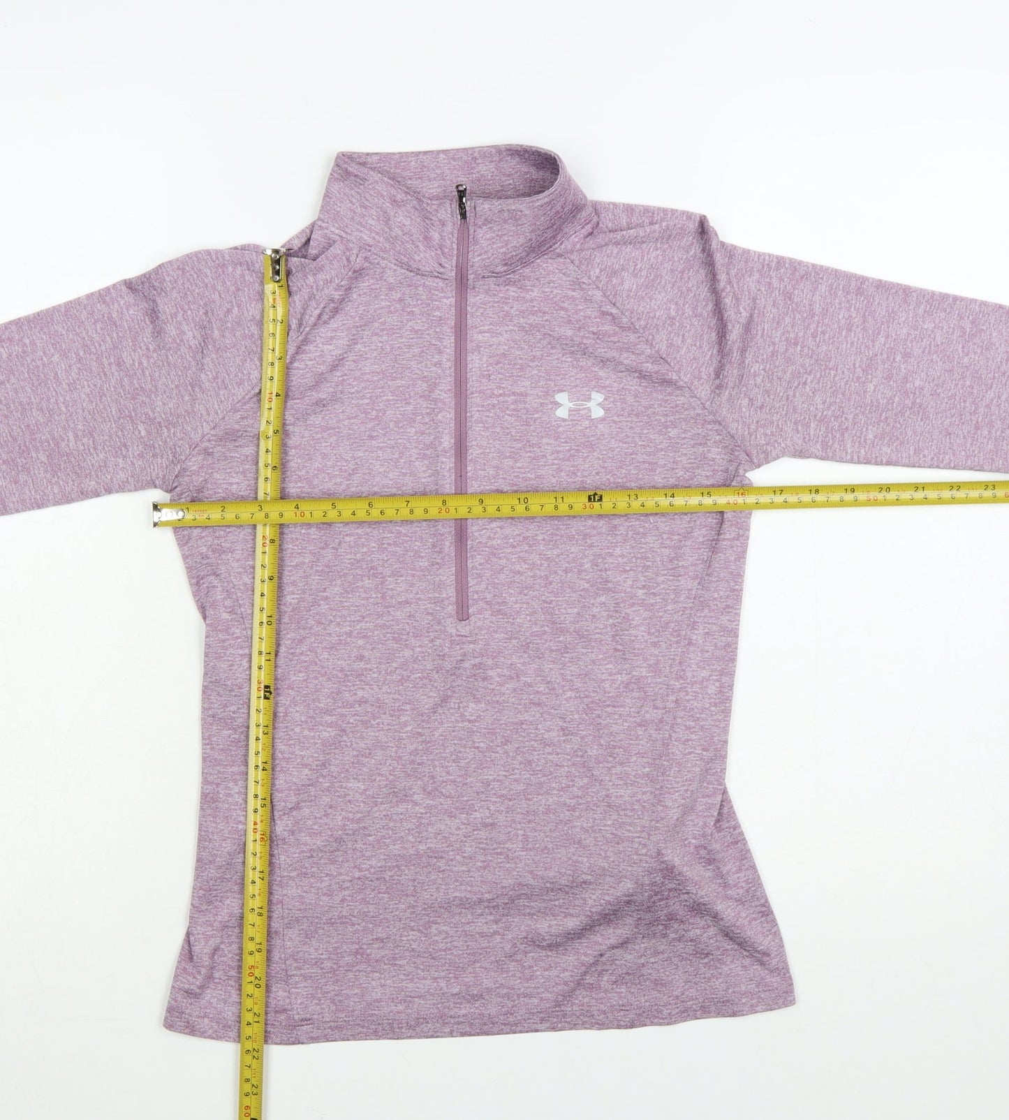 Under Armour Womens Purple 1/2 Zip Pullover Sweatshirt XS