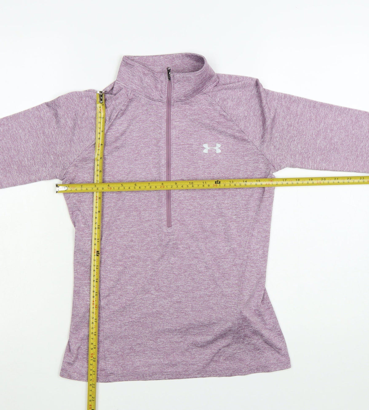 Under Armour Womens Purple 1/2 Zip Pullover Sweatshirt XS