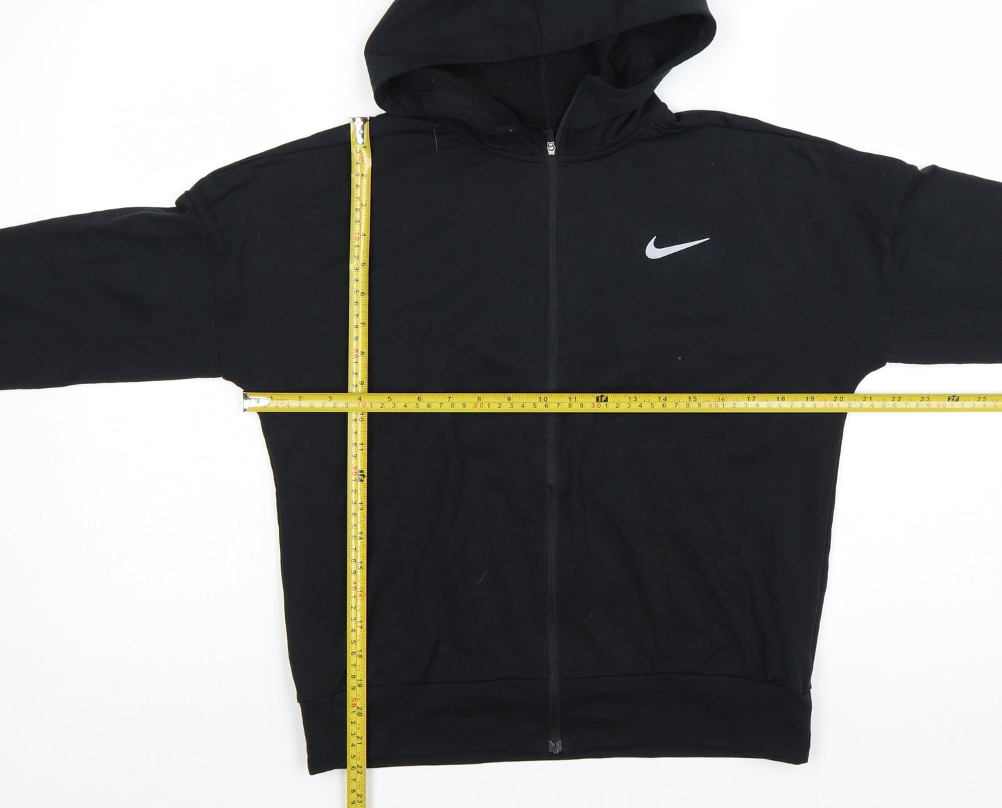 Nike Womens Black XS Full Zip Dri-Fit Hoodie Running Jacket