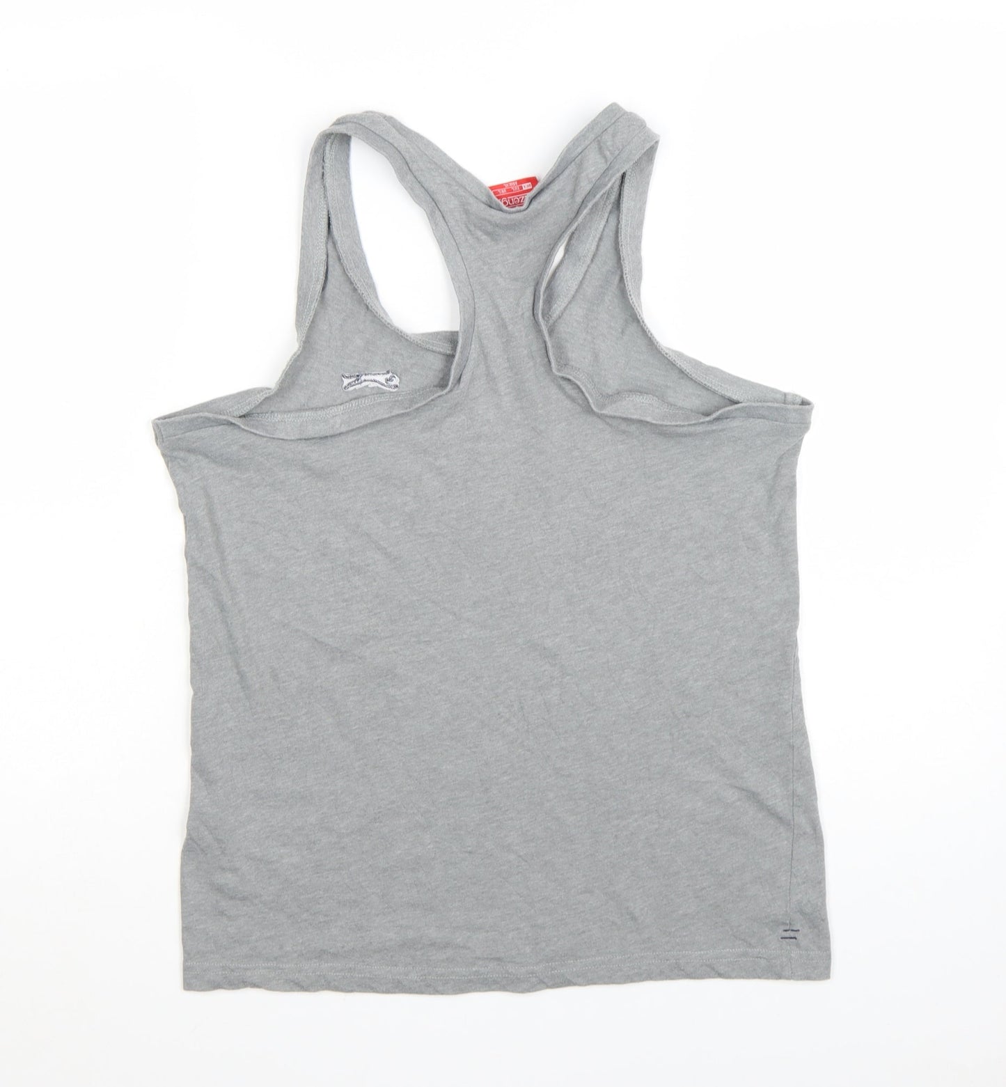 Slazenger Men’s Grey Athletic Tank Top L Lightweight Gym Wear