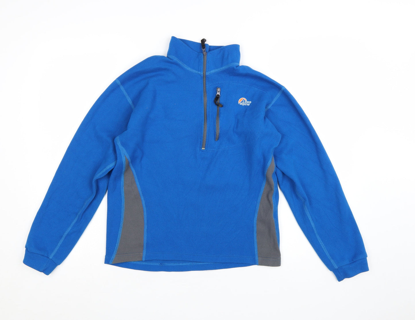 Lowe Alpine Women’s Blue 1/2 Zip Fleece Pullover Small Lightweight Outdoor Top