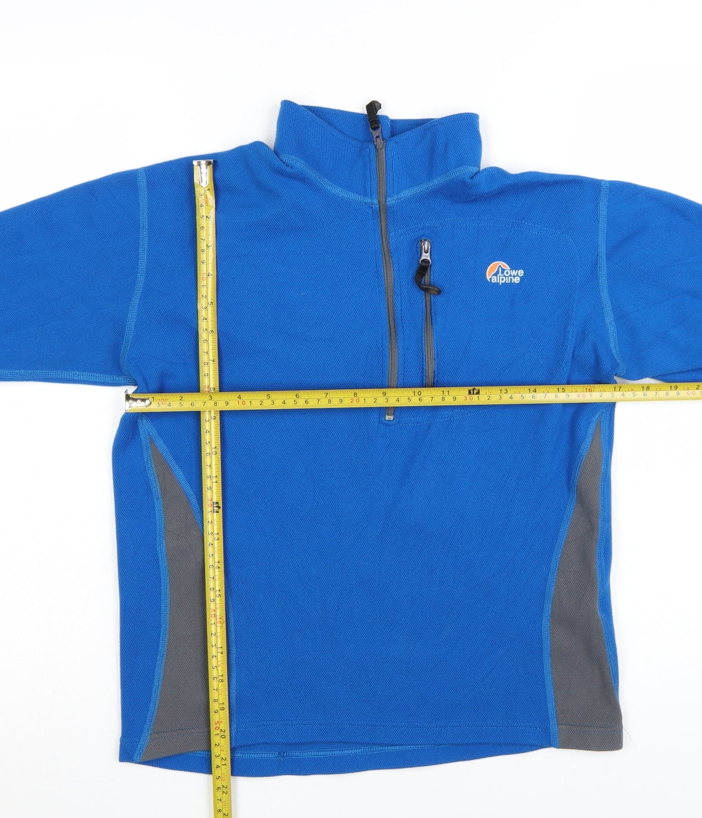 Lowe Alpine Women’s Blue 1/2 Zip Fleece Pullover Small Lightweight Outdoor Top
